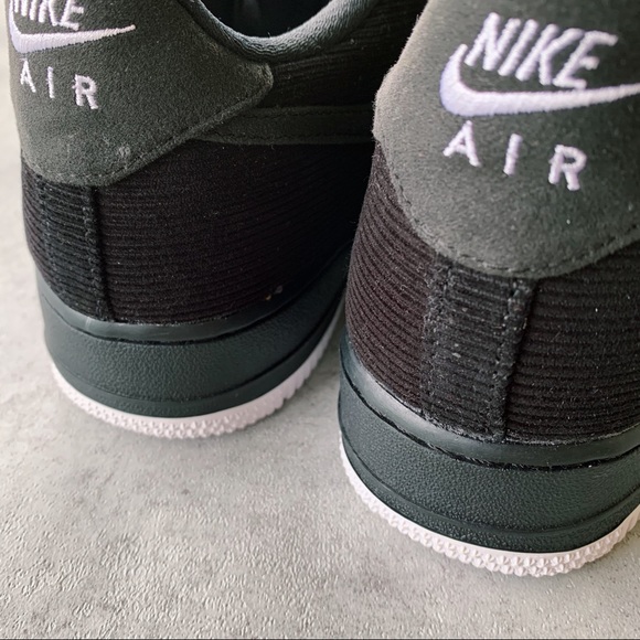 Nike Corduroy Air Force 1 Black AF1 - Picture 4 of 6